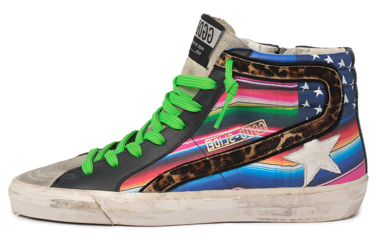 (Women) Golden Goose Canvas 'Black Green' GWF00115.F000242.80261