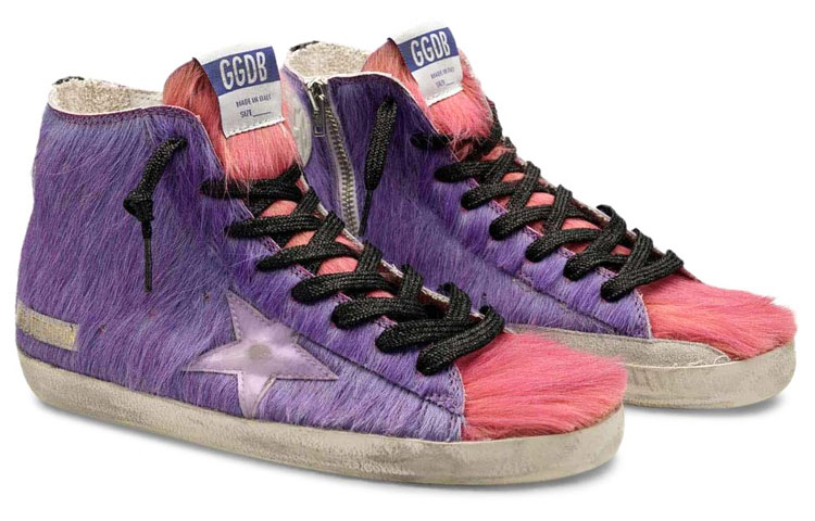 (W) Golden Goose Canvas 'Light Purple Red' 圖 3