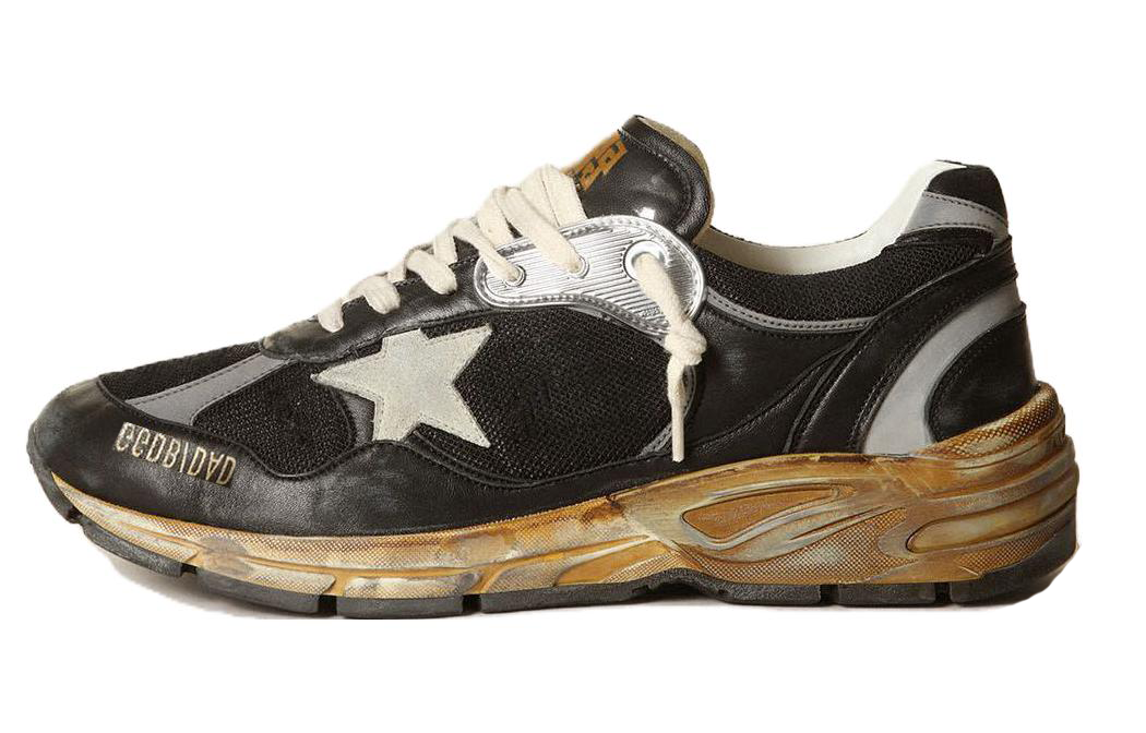 (Women) Golden Goose Dad-Star 'Distressed Black' GWF00199.F003270.90282