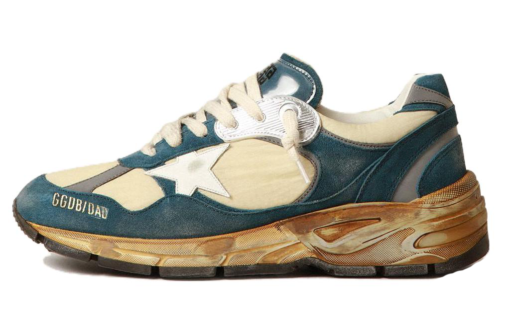 (Women) Golden Goose Dad-Star 'Distressed Green' GWF00199.F004072.82143