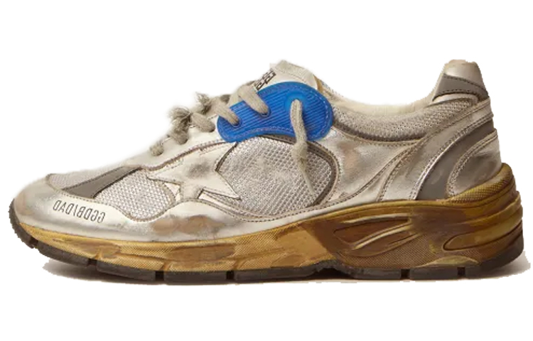 (Women) Golden Goose Dad-Star 'Distressed Silver Brown' GWF00199.F001211.70137