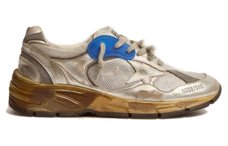 Order (W) Golden Goose Dad-Star 'Perak Coklat Tertekan' GWF00199.F001211.70137