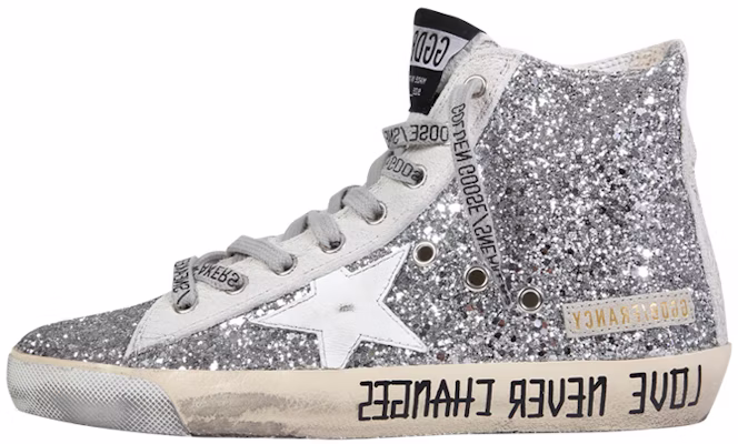 (W) (女性向け) ゴールデングースデラックス 銀スパンコールレトロスニーカー GWF00113.F002029.70160 GWF00113.F002029.70160 Buy (W) (女性向け) ゴールデングースデラックス 銀スパンコールレトロスニーカー GWF00113.F002029.70160 GWF00113.F002029.70160