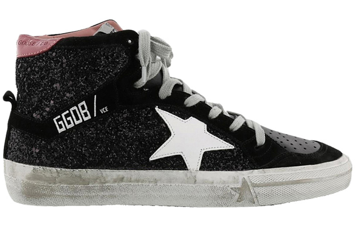 (W) Golden Goose Deluxe Brand High-Top Sneaker 'Black Sequins' 圖 2