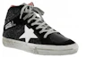 Lookbook (W) (Golden Goose Deluxe 女性) ハイトップスニーカー 'ブラックスパンコール' G32WS599.L7 G32WS599.L7