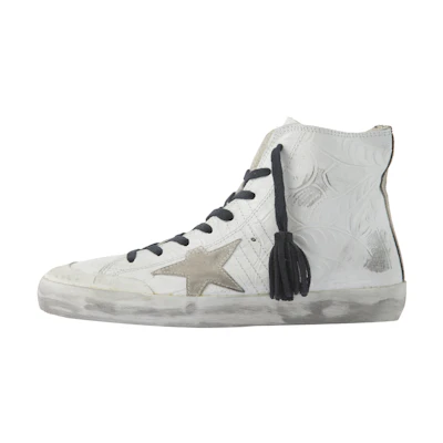 (W) Golden Goose Deluxe Brand Low Top Sneaker 'White Calfskin'
