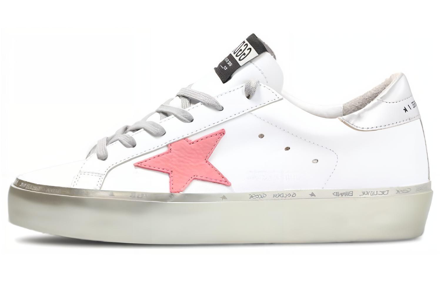 (Women) Golden Goose Deluxe Brand Sneaker 'Silver Pink Distressed' GWF00118.F000237.10253