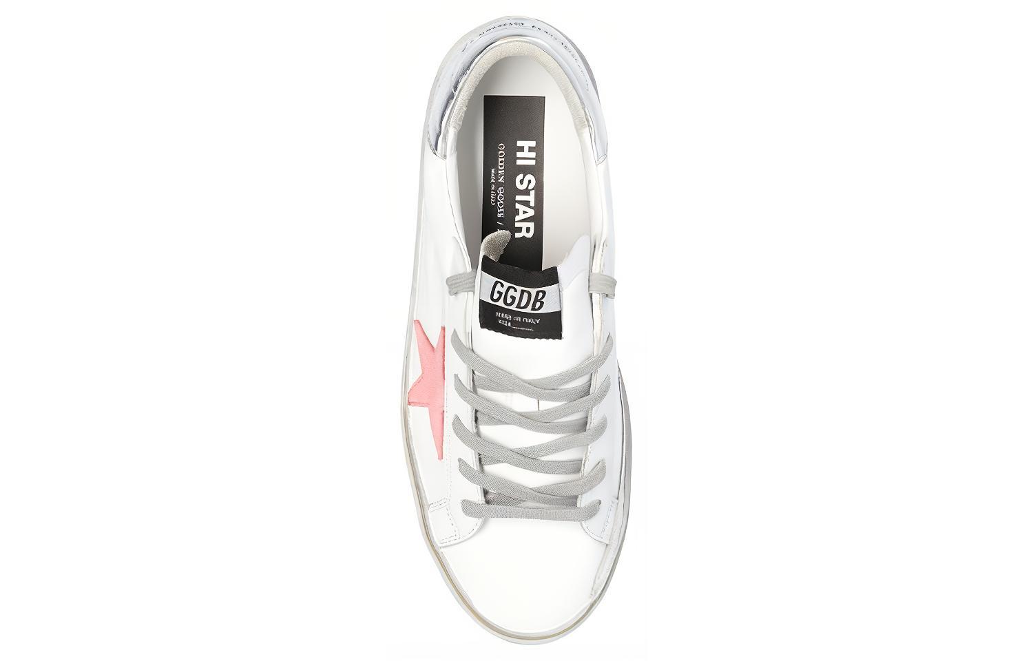 Purchase (W) Golden Goose Deluxe Brand Sneaker ''Zilver Roze Versleten'' GWF00118.F000237.10253