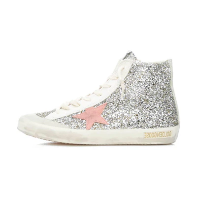 (W) Golden Goose Fashion Sneakers 'Silver Sequins'