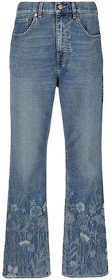 (W) Golden Goose Jeans Cortos Estampado Floral Mujer Azul GWP00843P00054350100 Order (W) Golden Goose Jeans Cortos Estampado Floral Mujer Azul GWP00843P00054350100