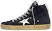 Buy (W) Golden Goose Francy 'Hitam Usang dengan Bintang Putih' GCOWS591.N2