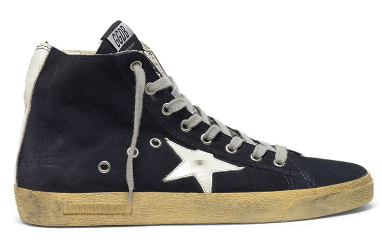 Order (W) 金鹅Francy“黑色做旧配白色星星” GCOWS591.N2