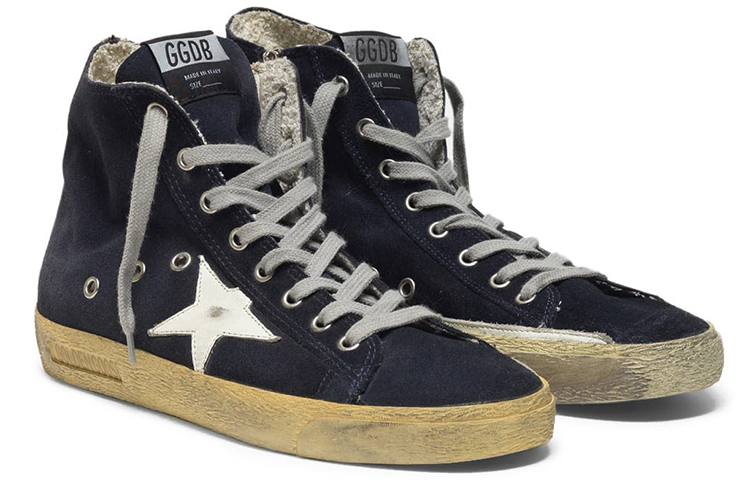 Lookbook (W) 金鹅Francy“黑色做旧配白色星星” GCOWS591.N2