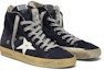 Lookbook (W) Golden Goose Francy 'Hitam Usang dengan Bintang Putih' GCOWS591.N2