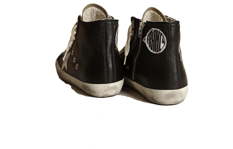 (W) Golden Goose Francy 'Black Leather High-Top' 圖 4