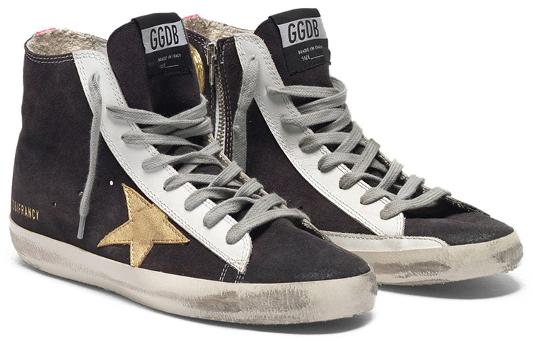 Order (W) Golden Goose Francy 'Negro Rosa Cola con Estrella Dorada' G35WS591.C32