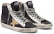 (W) Golden Goose Francy 'Ekor Pink Hitam dengan Bintang Emas' G35WS591.C32