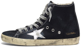 (Women) Golden Goose Francy 'Black Star Canvas' GCOWS591.A5 (Women) Golden Goose Francy 'Black Star Canvas' GCOWS591.A5