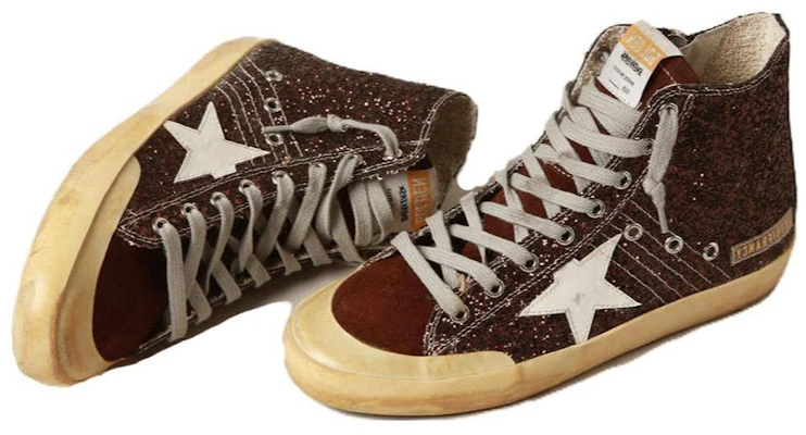 (W) Golden Goose Francy ''Braun Distressed'' Sneaker GWF00114.F004048.55520 Shop (W) Golden Goose Francy ''Braun Distressed'' Sneaker GWF00114.F004048.55520