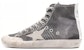 (W) Golden Goose Francy 'Jingga Hijau Gelap' GWF00114.F002584.60329