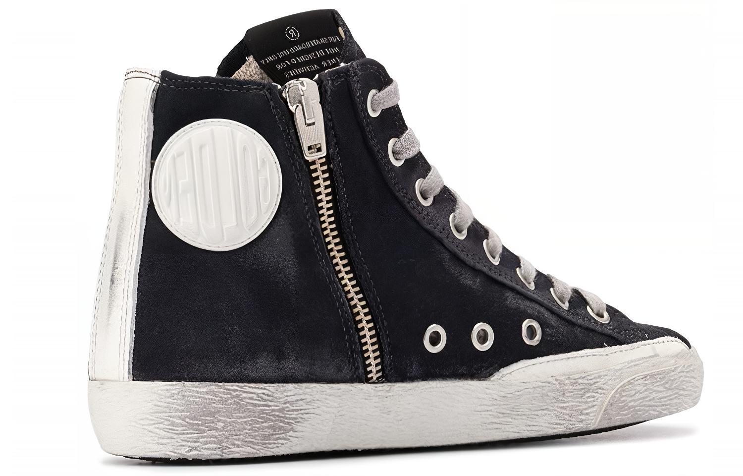 Shop (W) Golden Goose Francy ''Blaues Wildleder Abgenutzt'' GWF00113.F000322.50517