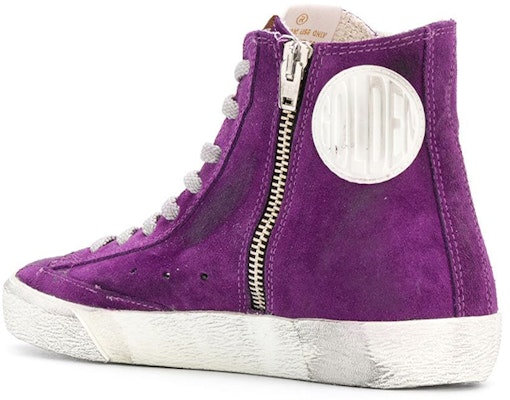 (W) Golden Goose Francy 'High-Top Ungu Tua' Terpotong GWF00113.F000250.80264 Shop (W) Golden Goose Francy 'High-Top Ungu Tua' Terpotong GWF00113.F000250.80264