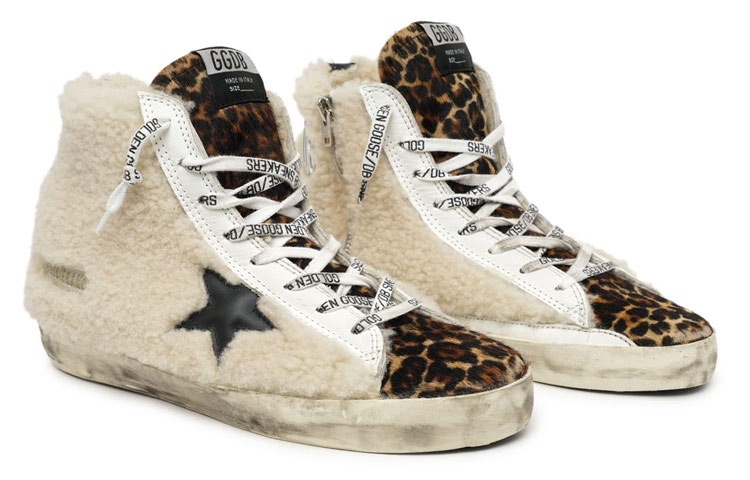 (W) Golden Goose Francy 'Distressed White High-Top' 圖 3