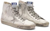 Order (W) Golden Goose Francy ''Weißes Leder & Wildlederstern Vintage-Look'' GCOWS591.G3