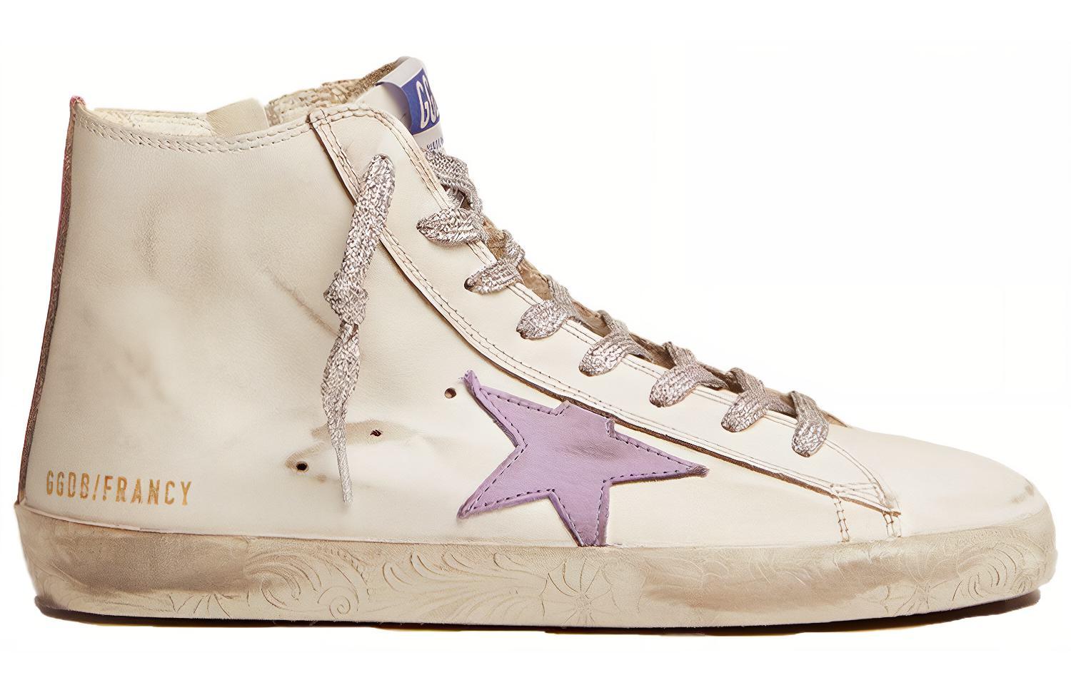 (W) Golden Goose Francy 'Distressed White Light Purple' 圖 2