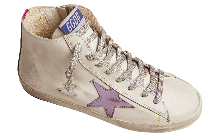 (W) Golden Goose Francy 'Distressed White Light Purple' 圖 3