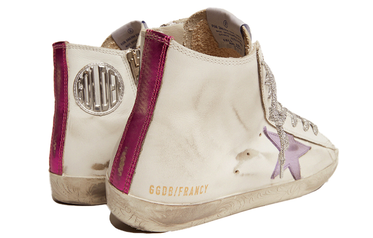 (W) Golden Goose Francy 'Distressed White Light Purple' 圖 5