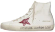 Buy (W) Golden Goose Francy ''Used Look Weiß mit Reißverschluss'' GWF00113.F004706.11540