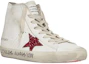 Order (W) Golden Goose Francy ''Used Look Weiß mit Reißverschluss'' GWF00113.F004706.11540