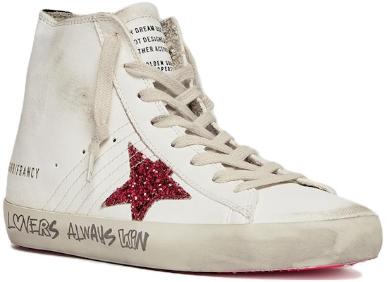 (Women) Golden Goose Francy 'Distressed White Zipper' GWF00113.F004706.11540 Order (Women) Golden Goose Francy 'Distressed White Zipper' GWF00113.F004706.11540
