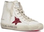 Order (W) Golden Goose Francy 'Zip Putih Usang' GWF00113.F004706.11540