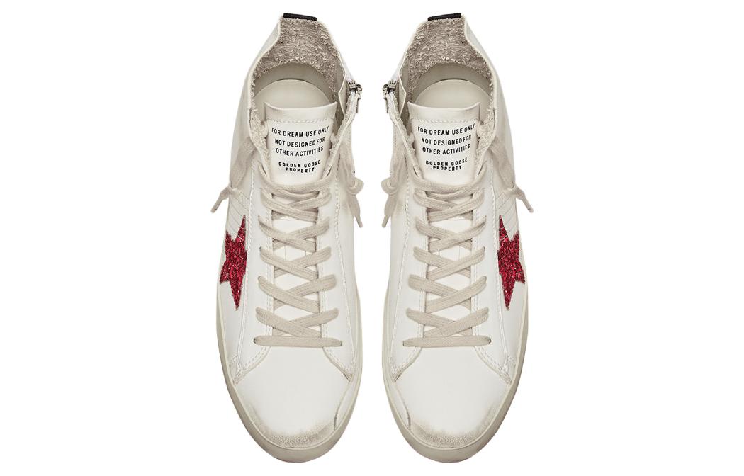 Purchase (W) Golden Goose Francy ''Used Look Weiß mit Reißverschluss'' GWF00113.F004706.11540