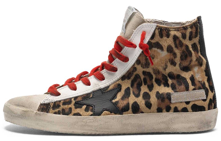 (Women) Golden Goose Francy 'Leopard Print Pony Hair with Black Detail' G36WS591.C44