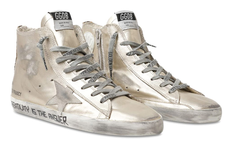 Lookbook (Women) Golden Goose Francy 'Light Gold Letter High-Top' GWF00113.F001085.65131