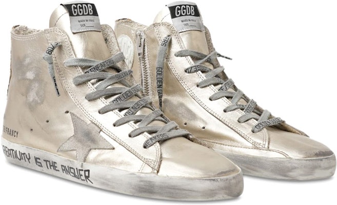 (Women) Golden Goose Francy 'Light Gold Letter High-Top' GWF00113.F001085.65131 Lookbook (Women) Golden Goose Francy 'Light Gold Letter High-Top' GWF00113.F001085.65131