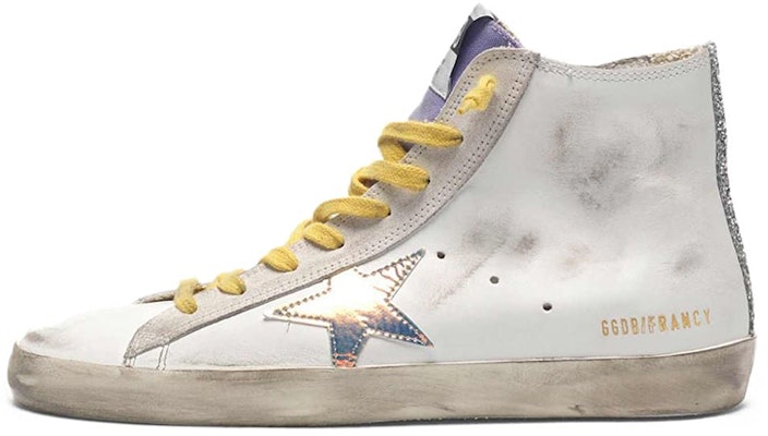 (Women) Golden Goose Francy 'Rainbow Star White' G36WS591.C48 Buy (Women) Golden Goose Francy 'Rainbow Star White' G36WS591.C48