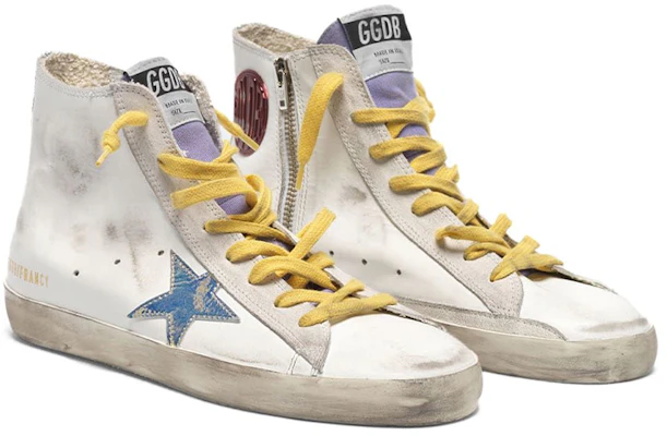 (W) Golden Goose Francy ''Regenbogenstern Weiß'' G36WS591.C48 Order (W) Golden Goose Francy ''Regenbogenstern Weiß'' G36WS591.C48