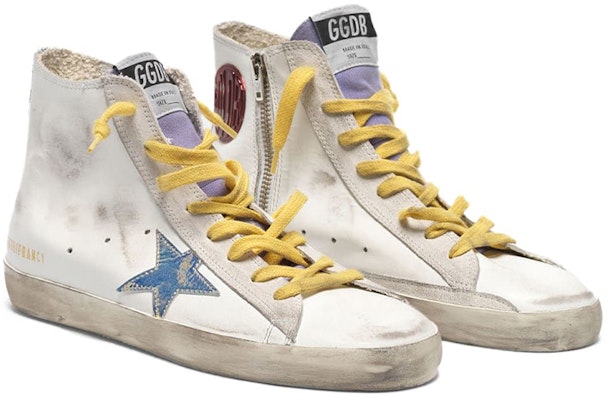 (W) 골든구스 프랜시 '레인보우 스타 화이트' (Golden Goose Francy 'Rainbow Star White') G36WS591.C48 Order (W) 골든구스 프랜시 '레인보우 스타 화이트' (Golden Goose Francy 'Rainbow Star White') G36WS591.C48