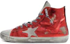 Buy (W) Golden Goose Francy ''Rote Leopardenschnürsenkel'' Sneakers G36WS591.C69