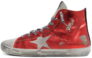 (Women) Golden Goose Francy 'Red Leopard Lace' G36WS591.C69 (Women) Golden Goose Francy 'Red Leopard Lace' G36WS591.C69