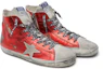 Order (W) Golden Goose Francy ''Rote Leopardenschnürsenkel'' Sneakers G36WS591.C69