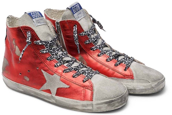 (Women) Golden Goose Francy 'Red Leopard Lace' G36WS591.C69 Order (Women) Golden Goose Francy 'Red Leopard Lace' G36WS591.C69