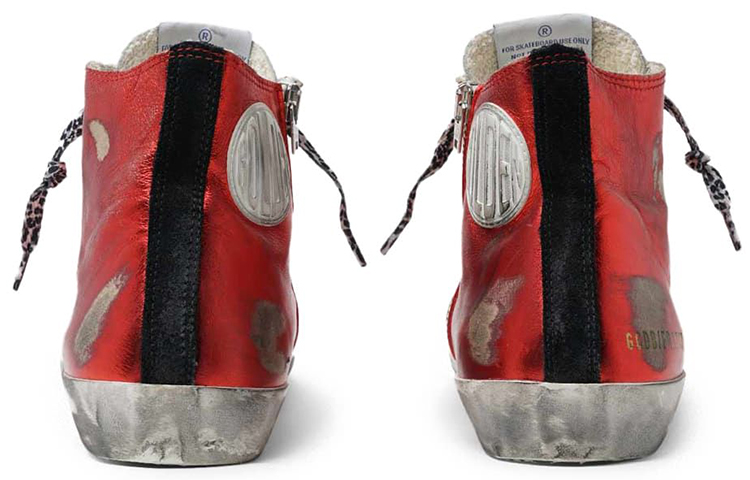 Lookbook (W) Golden Goose Francy ''Rote Leopardenschnürsenkel'' Sneakers G36WS591.C69