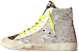 (Women) Golden Goose Francy 'Silver High-Top' GWF00114.F003692.81912 (Women) Golden Goose Francy 'Silver High-Top' GWF00114.F003692.81912