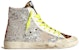 (W) Golden Goose Francy 'Silver High-Top' Kasut Tinggi Perak GWF00114.F003692.81912