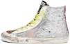 Buy (W) Golden Goose Francy 'Perak Berkilau dengan Cetakan Harimau Bintang' G36WS591.C76